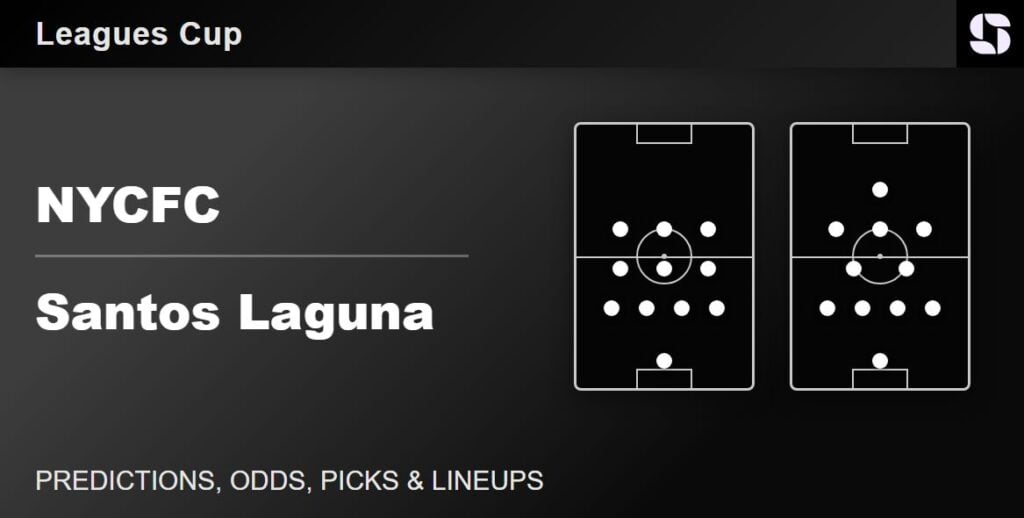 NYCFC vs Santos Laguna predicted lineups Leagues Cup