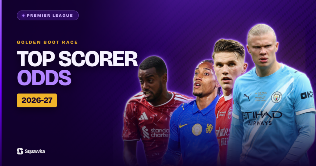 Premier League top scorer odds 2026-27
