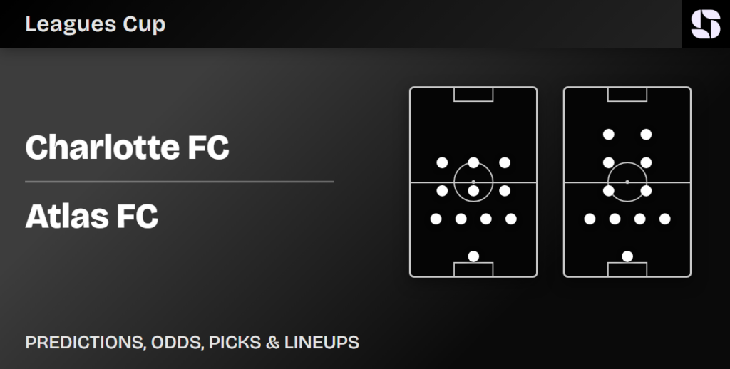 Charlotte FC vs Atlas FC predicted lineups Leagues Cup
