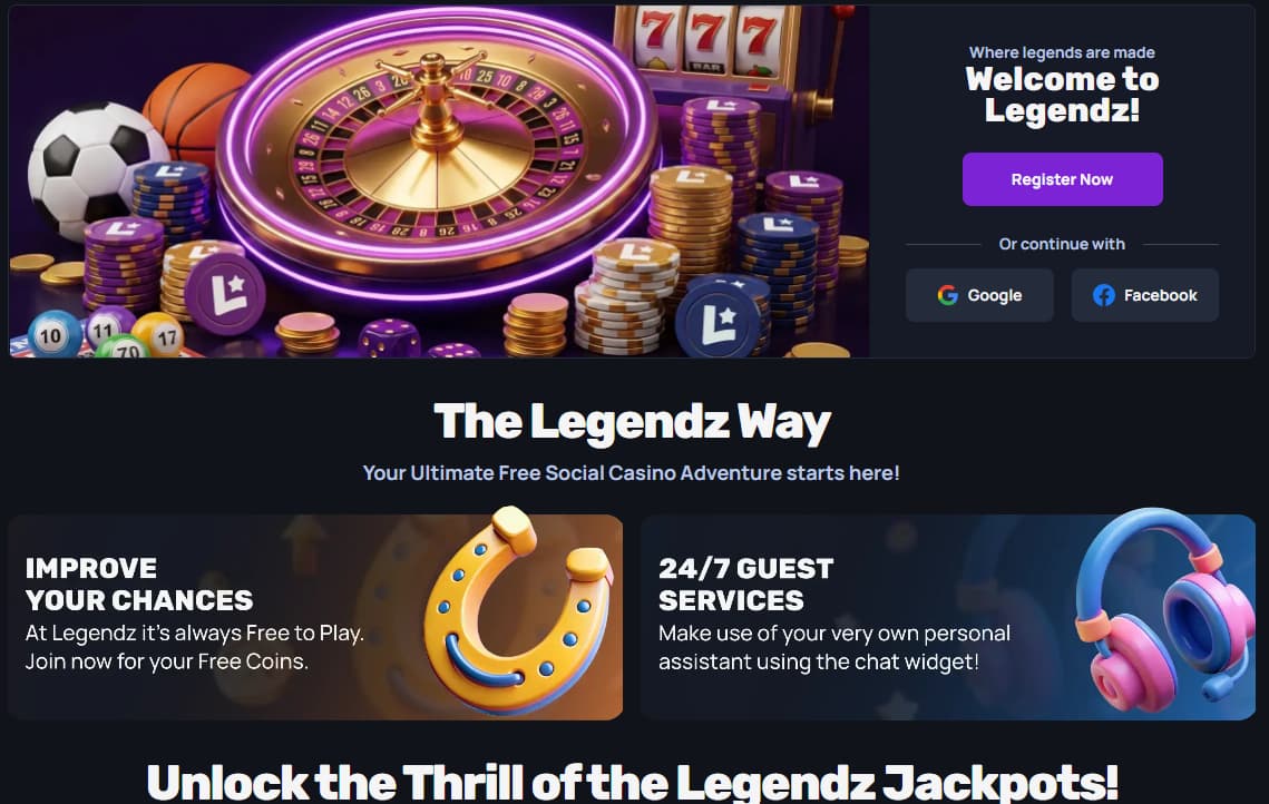 Legendz Sweepstakes Casino