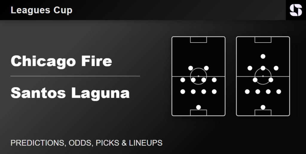 Chicago Fire vs Santos Laguna predicted lineups Leagues Cup