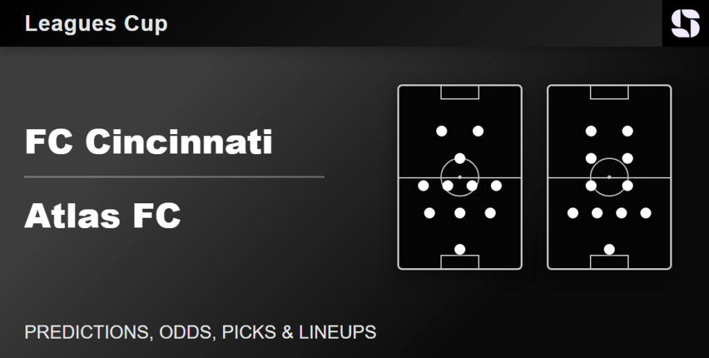 FC Cincinnati vs Atlas FC predicted lineups Leagues Cup