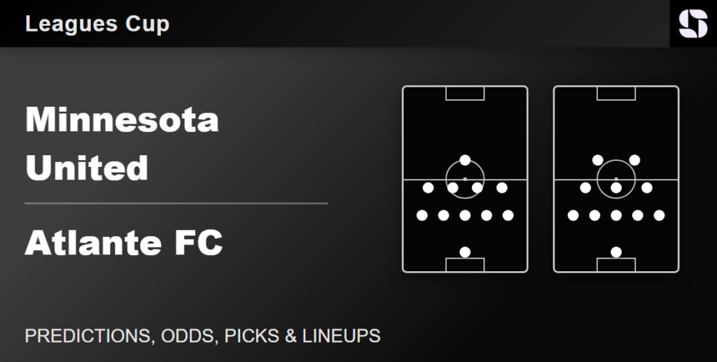 Minnesota United vs Atlante FC predicted lineups Leagues Cup