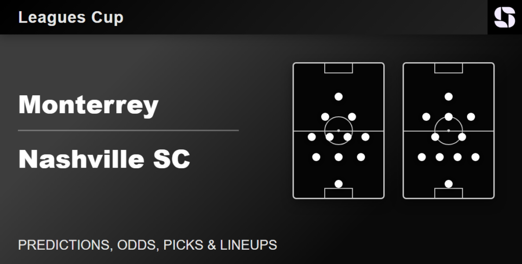 Monterrey vs Nashville SC predicted lineups Leagues Cup