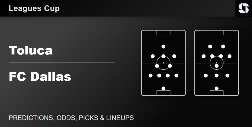Toluca vs FC Dallas predicted lineups Leagues Cup