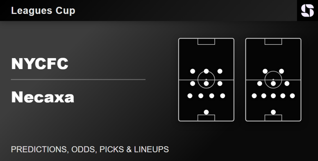 NYCFC vs Necaxa predicted lineups Leagues Cup