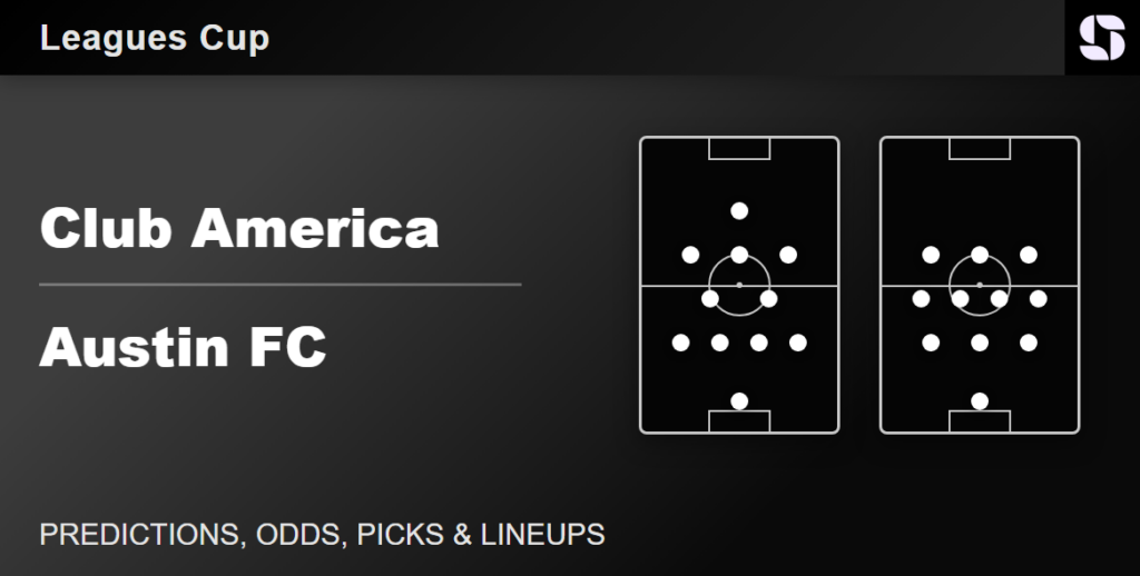 Club America vs Austin FC predicted lineups Leagues Cup