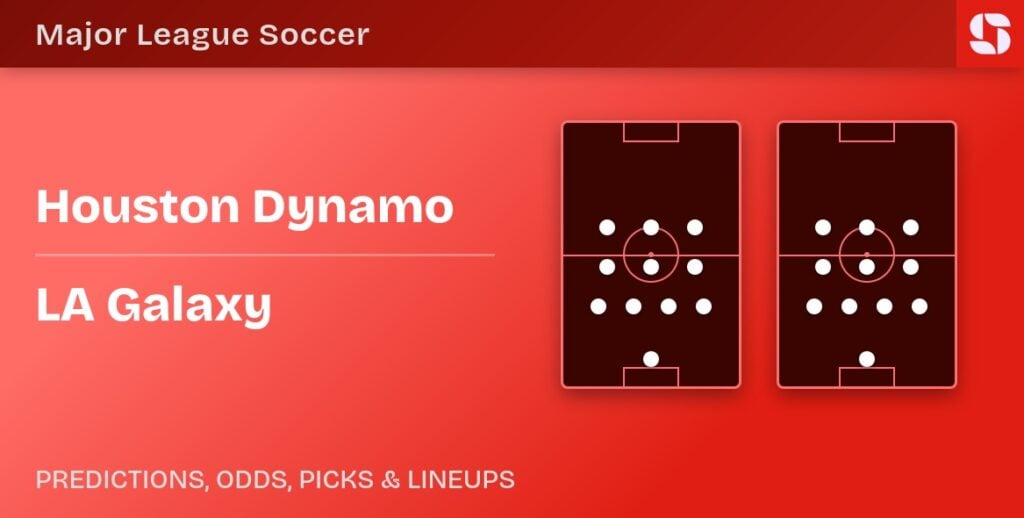 Houston Dynamo vs LA Galaxy predicted formations