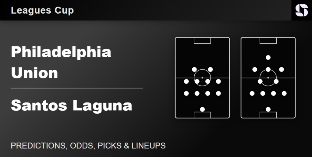 Philadelphia Union vs Santos Laguna predicted lineups Leagues Cup