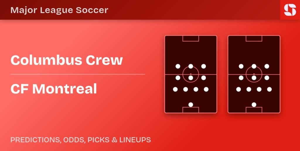 Columbus Crew vs CF Montreal predicted formations