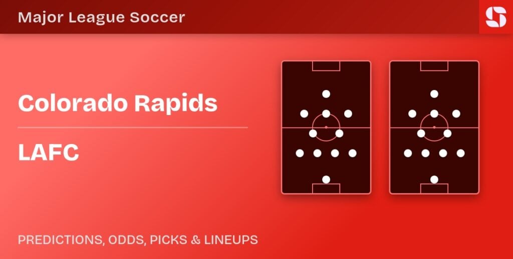 Colorado Rapids vs LAFC predicted formations