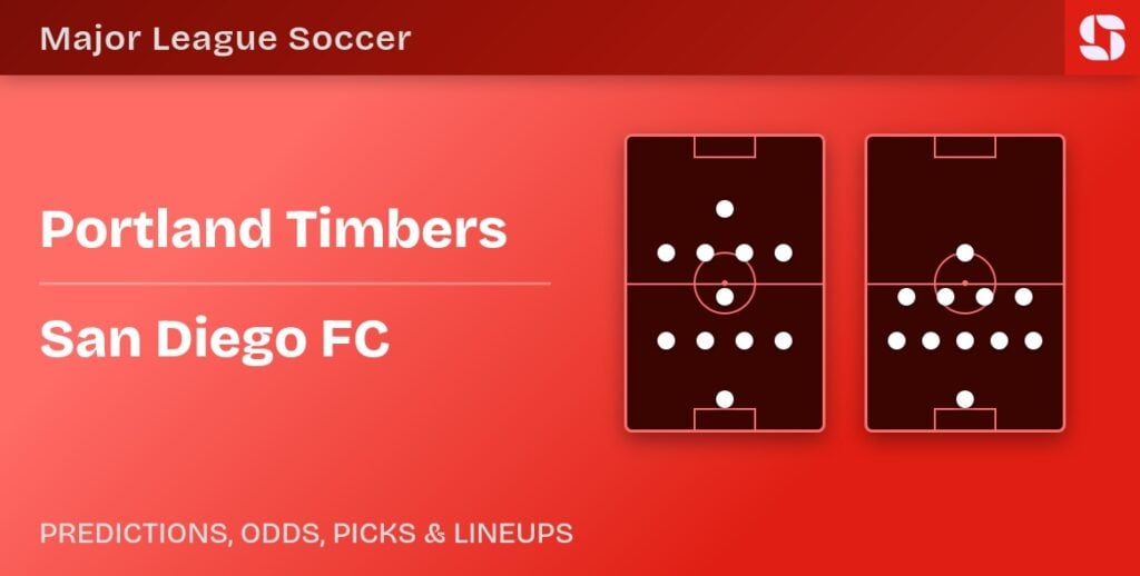 Portland Timbers vs San Diego FC predicted formations
