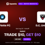 Charlotte FC vs D.C. United: Kalshi Promo Code & $10 Bonus