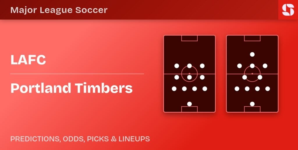 LAFC vs Portland Timbers predicted formations