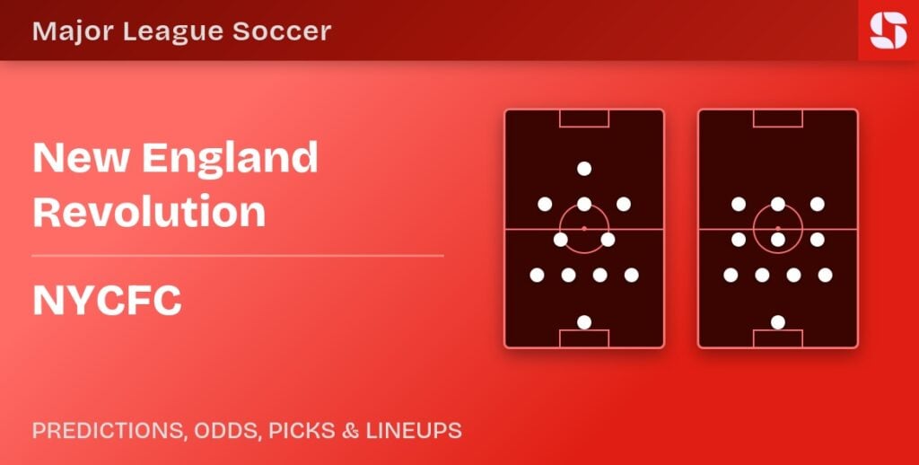 New England Revolution vs NYCFC predicted formations