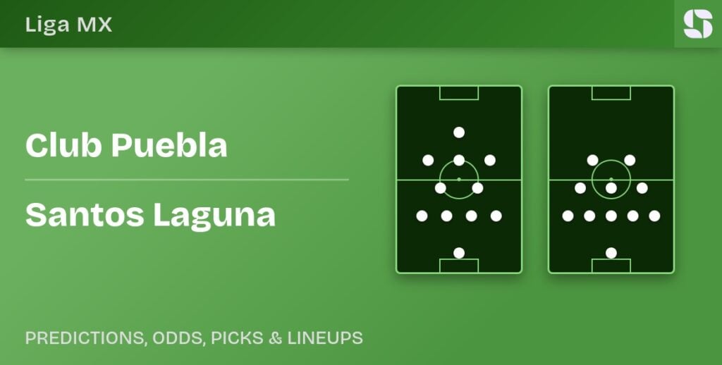 Club Puebla vs Santos Laguna predicted formations