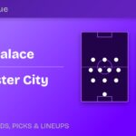 Crystal Palace vs Manchester City predicted formations