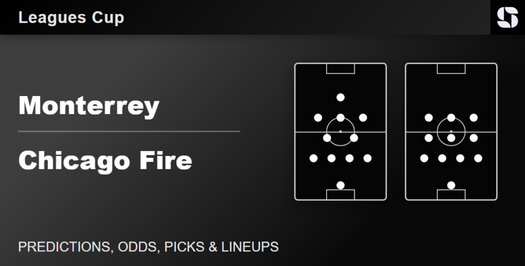 Monterrey vs Chicago Fire predicted lineups Leagues Cup