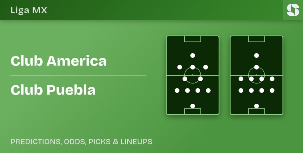 Club America vs Club Puebla predicted formations
