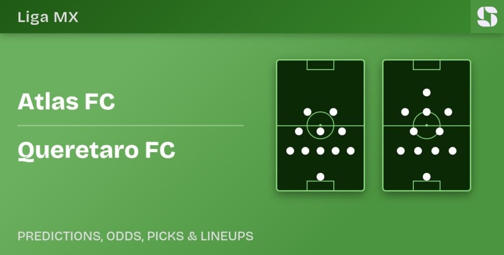 Atlas FC vs Queretaro FC predicted formations