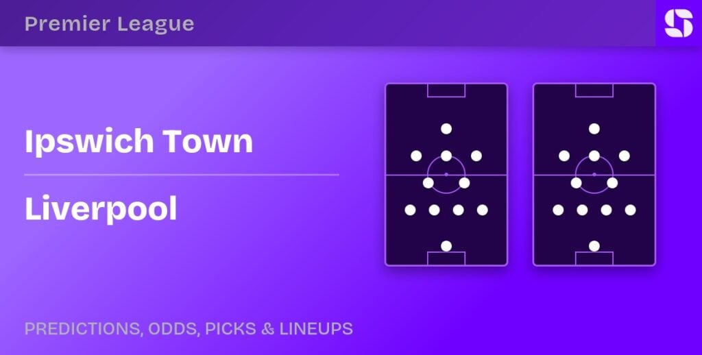Ipswich Town vs Liverpool predicted formations