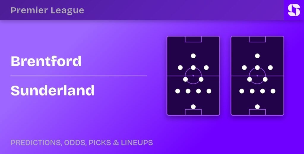 Brentford vs Sunderland predicted formations