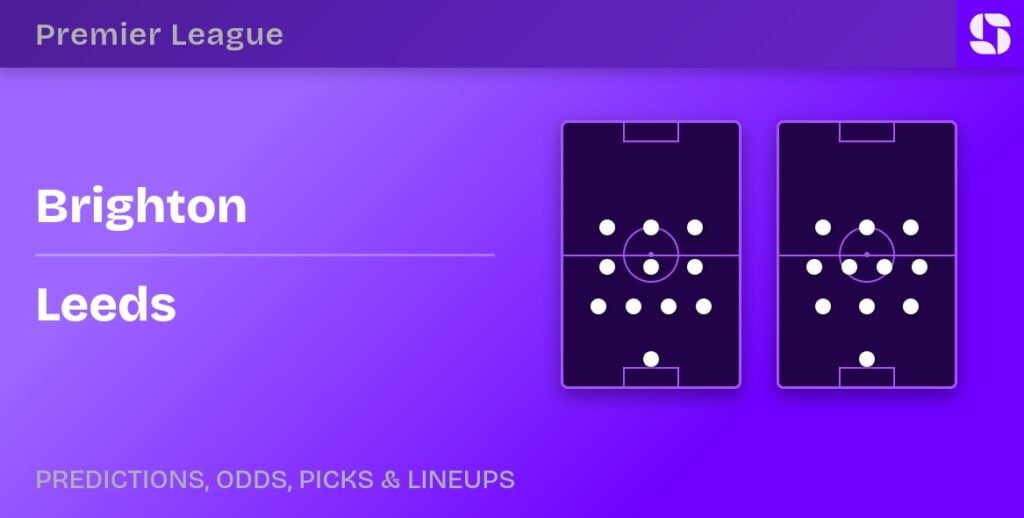 Brighton vs Leeds predicted formations