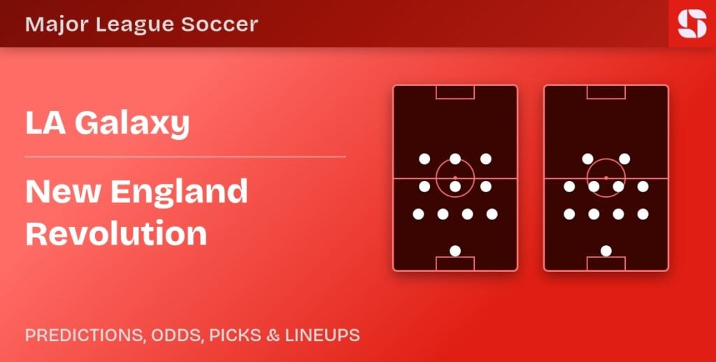 LA Galaxy vs New England Revolution predicted formations