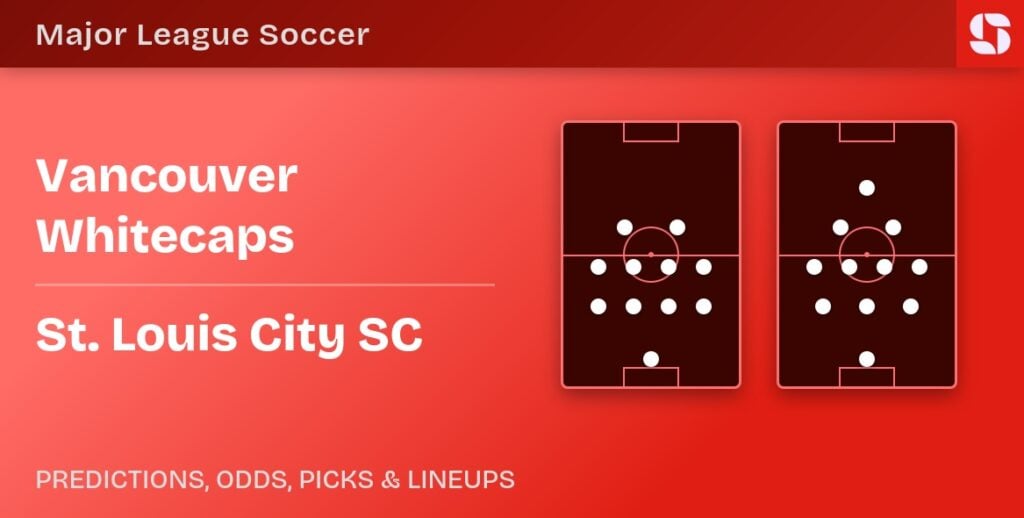 Vancouver Whitecaps vs St. Louis City SC predicted formations