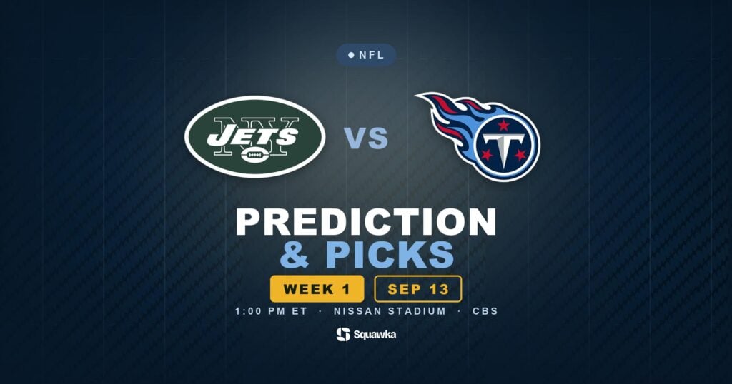 Jets vs Titans prediction, picks and odds for Week 1 of the 2026 NFL season