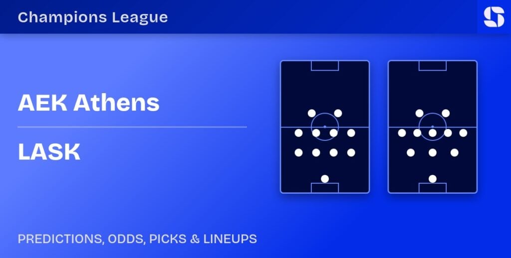 AEK Athens vs LASK predicted formations