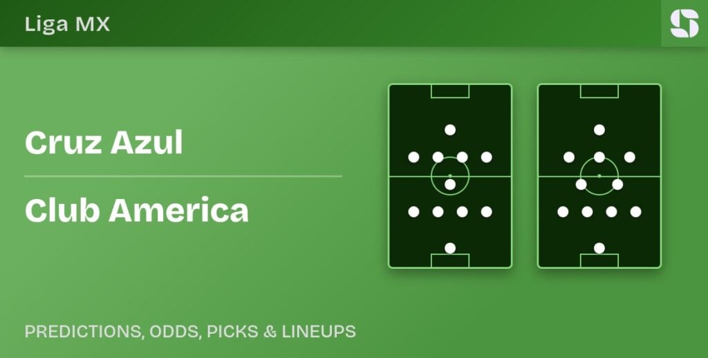 Cruz Azul vs Club America predicted formations