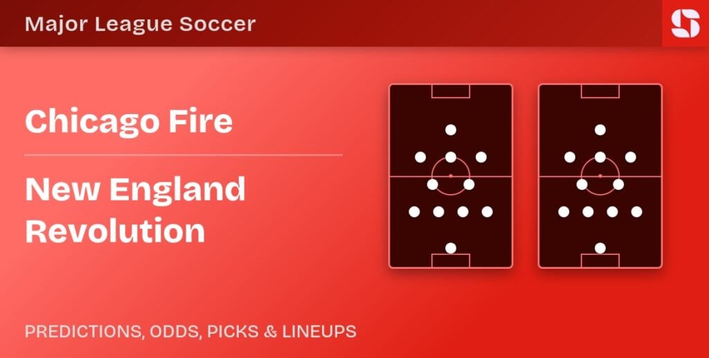 Chicago Fire vs New England Revolution predicted formations