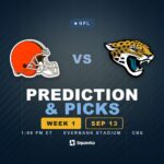 Browns vs Jaguars prediction, picks and odds for Week 1 of the 2026 NFL season