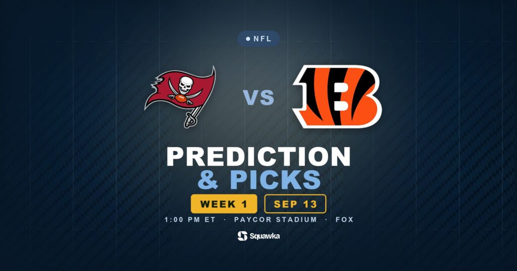 Buccaneers vs Bengals prediction, picks and odds for Week 1 of the 2026 NFL season