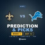Saints vs Lions prediction, picks and odds for Week 1 of the 2026 NFL season