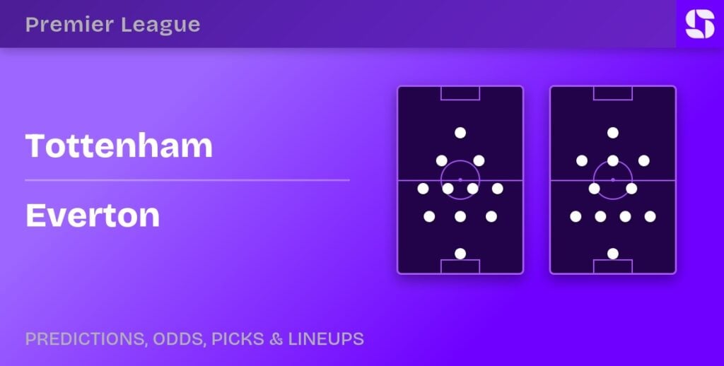 Tottenham vs Everton predicted formations