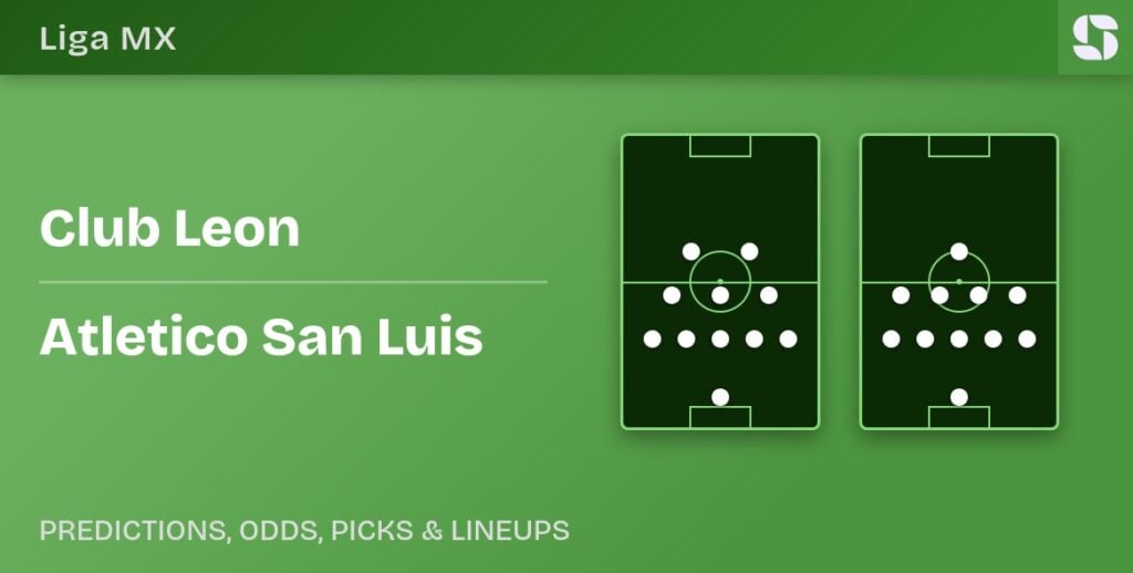 Club Leon vs Atletico San Luis predicted formations