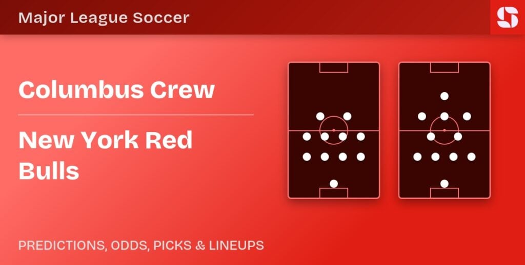 Columbus Crew vs New York Red Bulls predicted formations