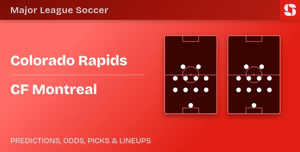 Colorado Rapids vs CF Montreal predicted formations