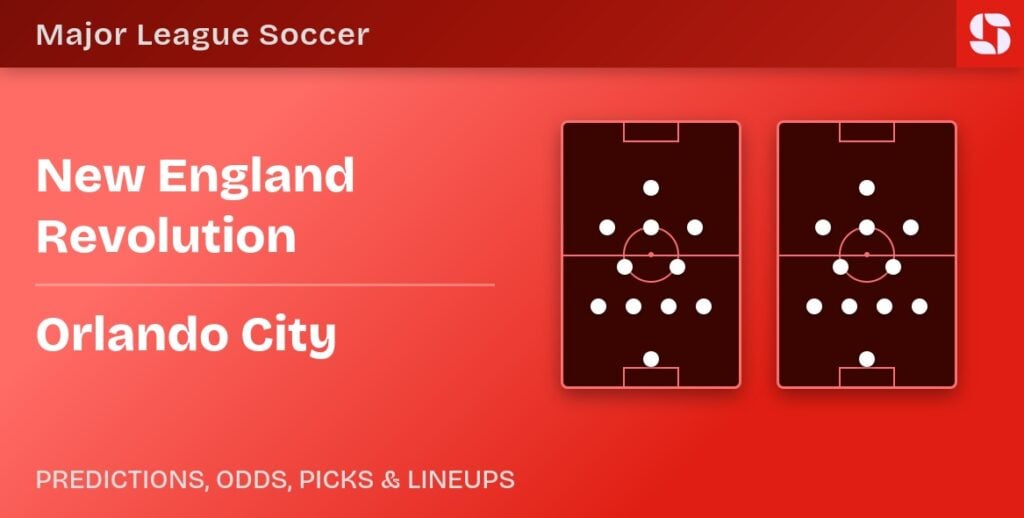New England Revolution vs Orlando City predicted formations