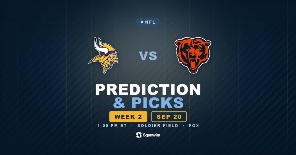 Minnesota Vikings vs Chicago Bears prediction, picks and odds for Week 2 of the 2026 NFL season