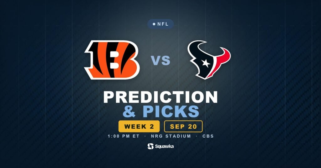Cincinnati Bengals vs Houston Texans prediction, picks and odds for Week 2 of the 2026 NFL season