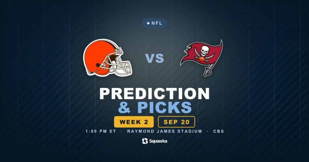 Cleveland Browns vs Tampa Bay Buccaneers prediction, picks and odds for Week 2 of the 2026 NFL season