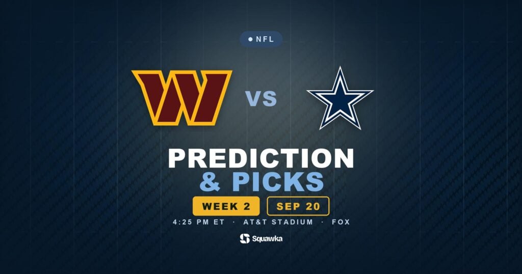 Washington Commanders vs Dallas Cowboys prediction, picks and odds for Week 2 of the 2026 NFL season