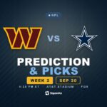 Washington Commanders vs Dallas Cowboys prediction, picks and odds for Week 2 of the 2026 NFL season