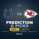 Indianapolis Colts vs Kansas City Chiefs prediction, picks and odds for Week 2 of the 2026 NFL season