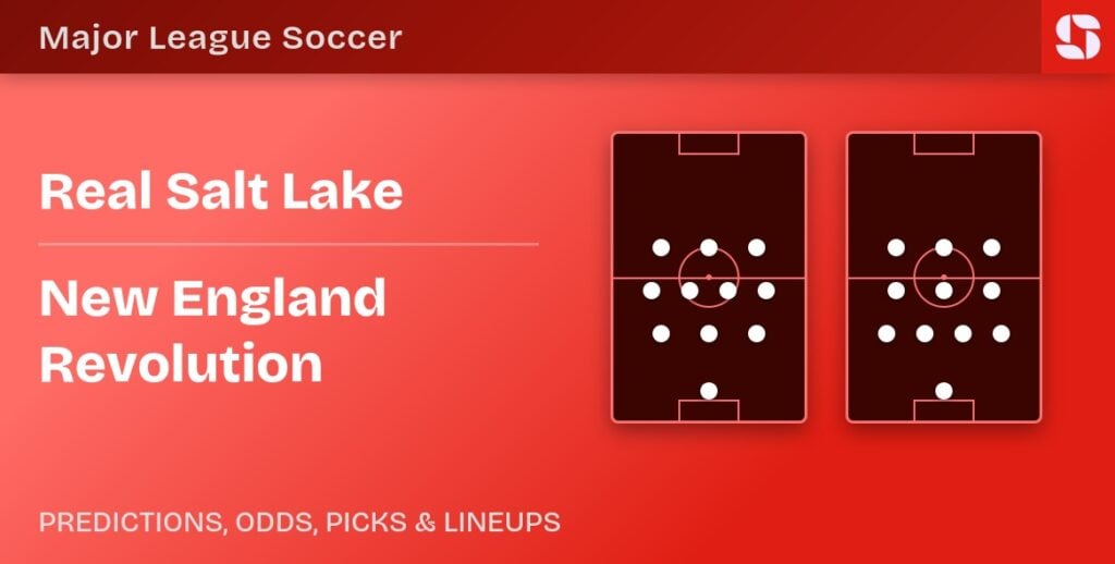 Real Salt Lake vs New England Revolution predicted formations