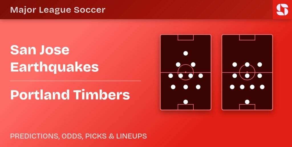 San Jose Earthquakes vs Portland Timbers predicted formations