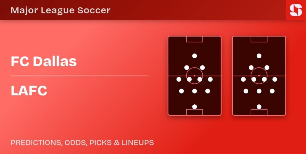 FC Dallas vs LAFC predicted formations